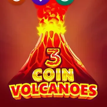 Machine à sous 3 Coin Volcanoes de 3Oaks chez Thor Fortune